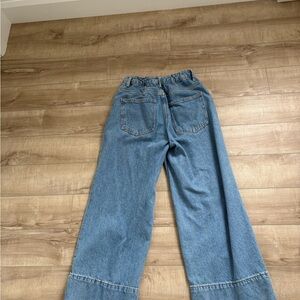 Women's Blue Wide-Leg Jeans